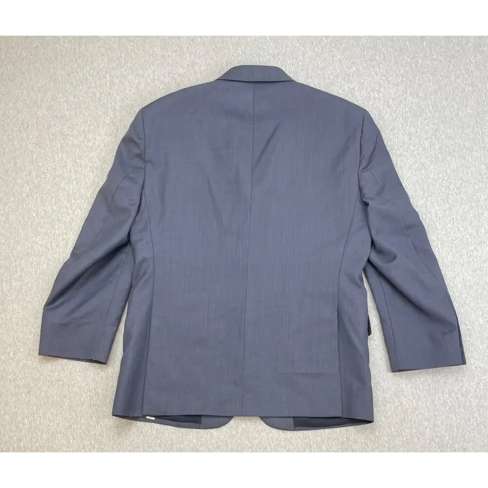 Jos A Bank Blazer Mens‎ 40S Blue 100% Wool 2-Button Traveler Lined Suit Jacket